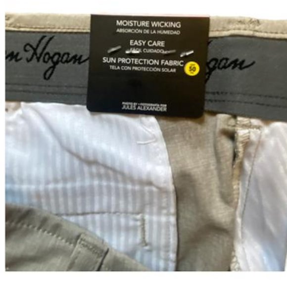 ben hogan men's performan short (34, khaki heather) - Picture 7 of 7